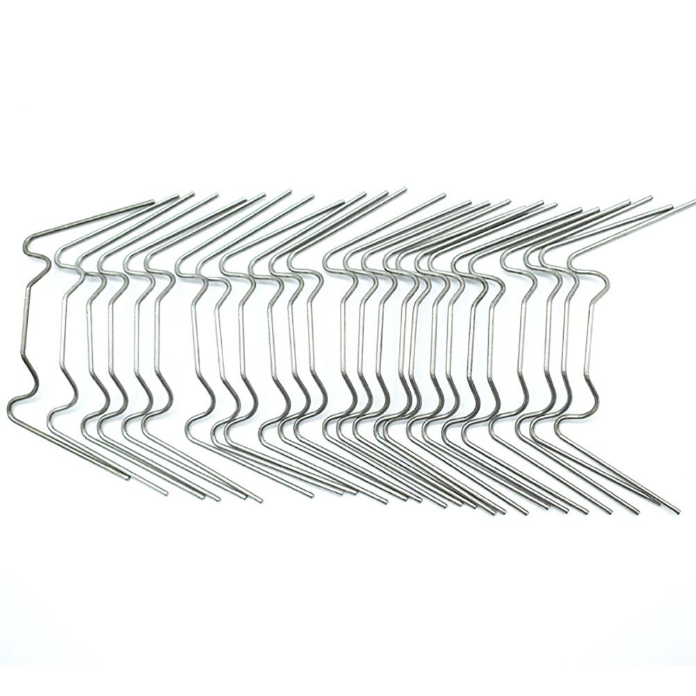 100 Glazed Clips Thick Greenhouse Glazing Clips Tool Galvanized Steel Spring Wire Glazing Clips Strong Holding Clamps