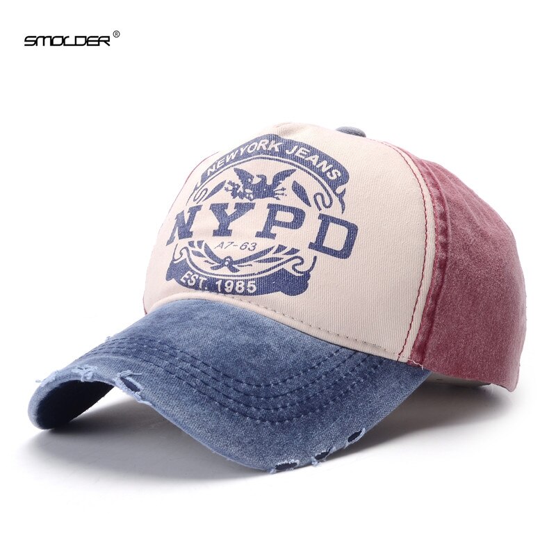 [SMEULEN] Aankomst Baseball Caps Casual Brief NYPD Caps Snapback Hoeden voor Mannen Vrouwen Caps hoeden Pet