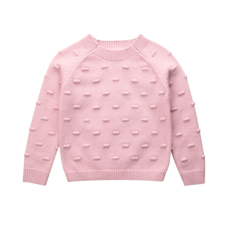 1-5Years Infant Baby Girl Autumn Winter Clothes Knitted Sweaters Woolen Pullovers Tops