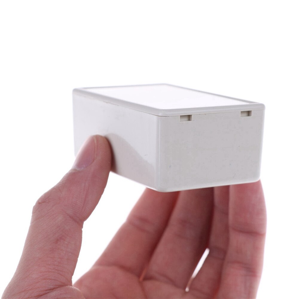 White Plastic Electric Enclosure Box Waterproof DIY Housing Instrument Case Electronic Project Box Power Tool