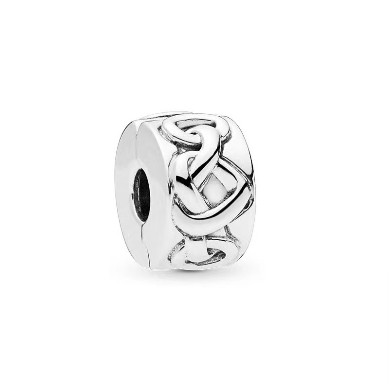 Gepolijst Sunburst Gevederde Clip Clover Dangle Charm Kralen Fit Originele Europese Zilveren 925 Armband DIY Sieraden: Blauw- zwart