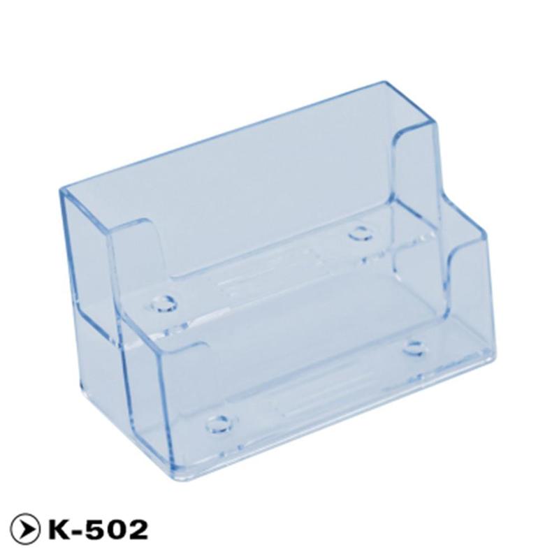 Vividcraft Desk Accessories Transparent Acrylic Counter Top Display Stand Photo Holder Business Card Holders Desk Stand JXJ1458