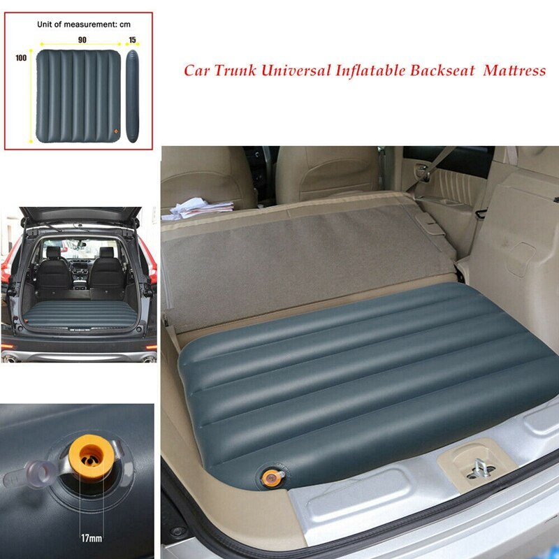 Car SUV Air Bed Inflatable Mattress Back Seat Trunk Cushion for Travel Camping