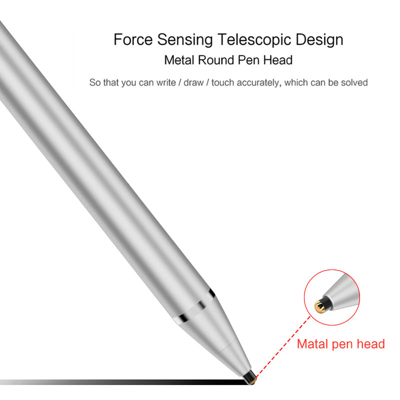 Stylus pen til lenovo tab  m8 m10 fhd plus 2nd gen tb -x306x x606f x505f x605f 8505f 8705f tablet touch pen med fjederreb etui