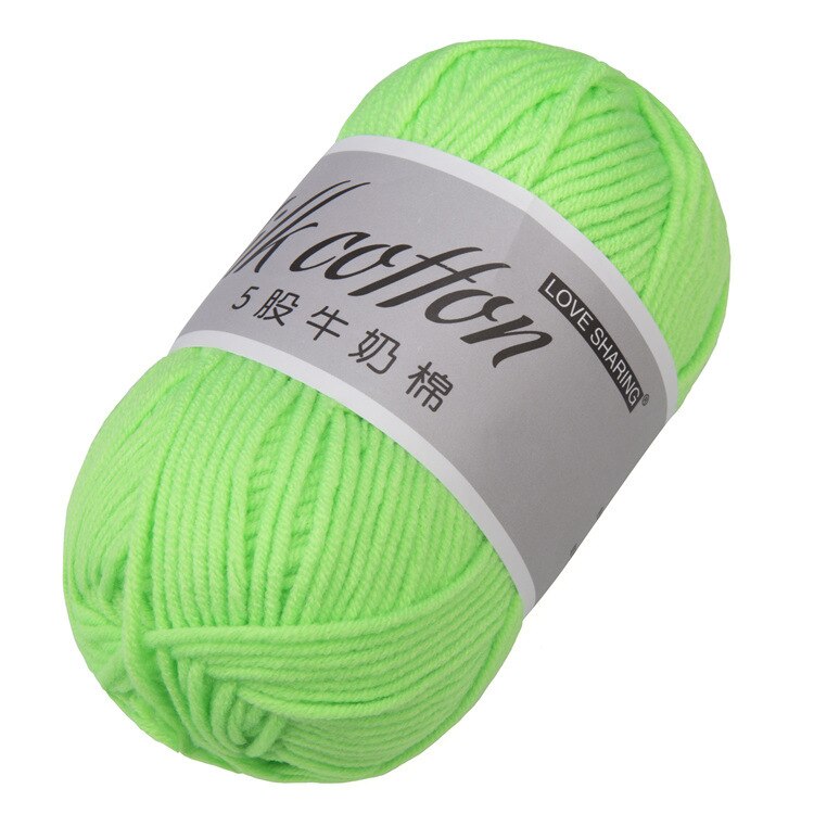 1Pcs 50G Melk Katoenen Garen Comfortabele Wol Gemengd Garen Kleding Naaien Garen Hand Breien Sjaal Hoed Garen Haak breien Garen: 13