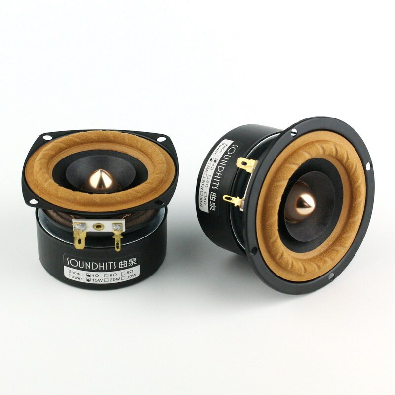 20W 3 Inch Speaker 4ohm ~ 8ohm Full Range Speaker Koorts Tweeter Midrange Woofer Audio Versterker Luidspreker Bass 98hz-20Khz