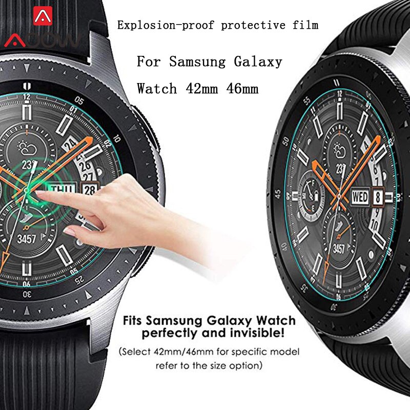 3 st för samsung galaxy watch 42mm 46mm klassiskt härdat glas skärmskydd skyddsfilm skydd anti explosion anti-shatter