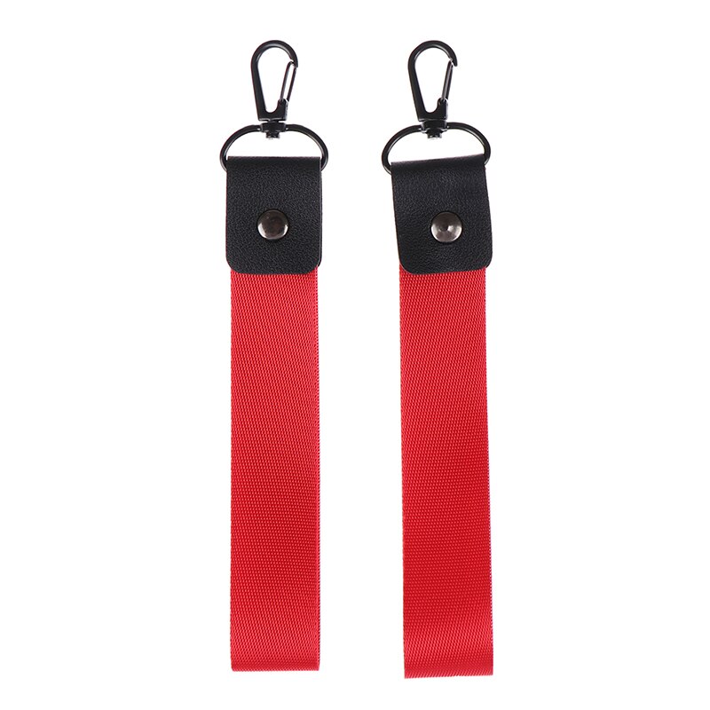 keychain lanyard Mobile Phone Strap shanging key chain Lanyard collar card Phone hanging 2Pcs keys collar Rope chain cordon: Red
