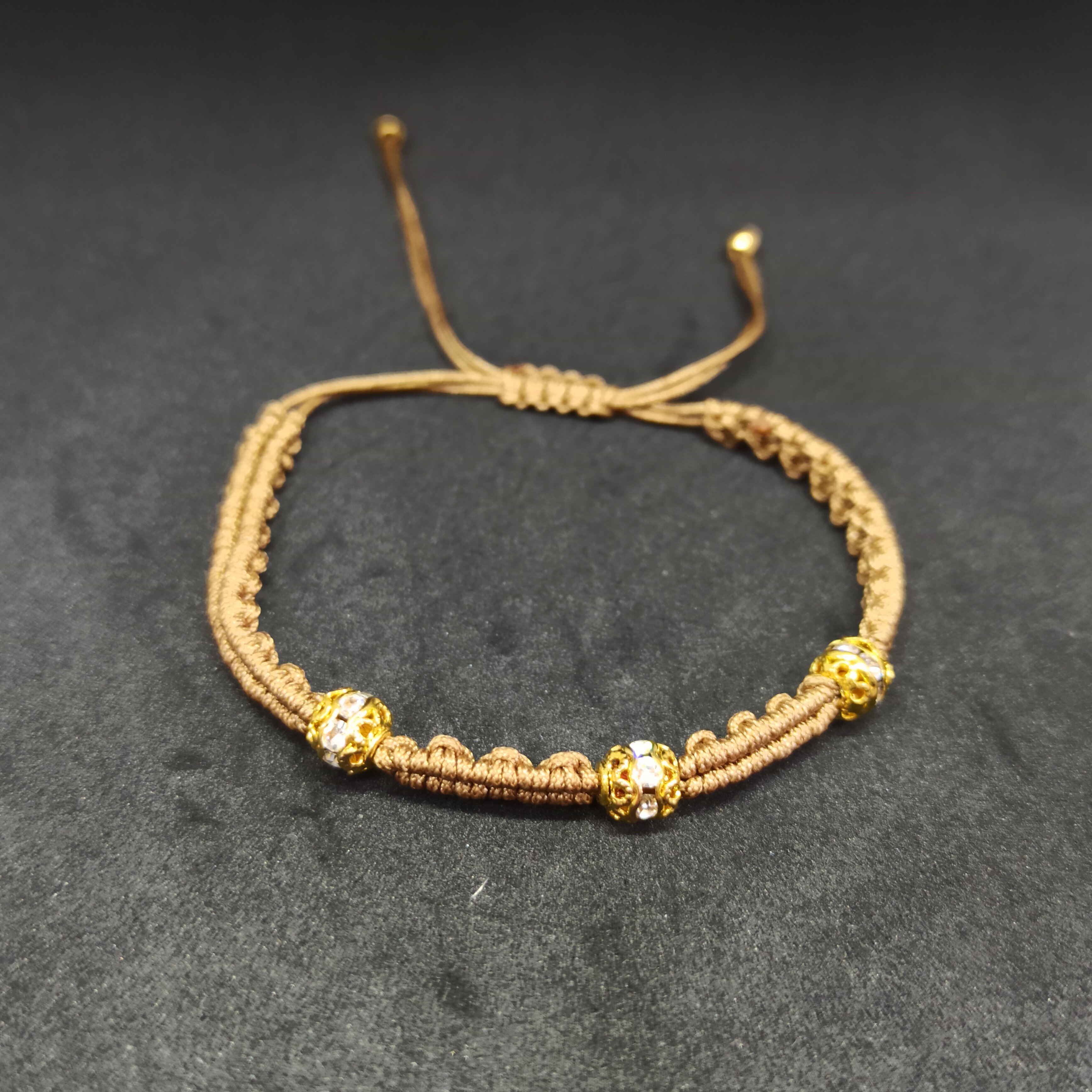 PARACORD İP ÖZEL TASARIM ZİRCON TAŞ MACROME KADIN BİLEKLİK AYARLANABİLİR BİLEK ÖLÇÜSÜ MODA TAKILAR KIZ