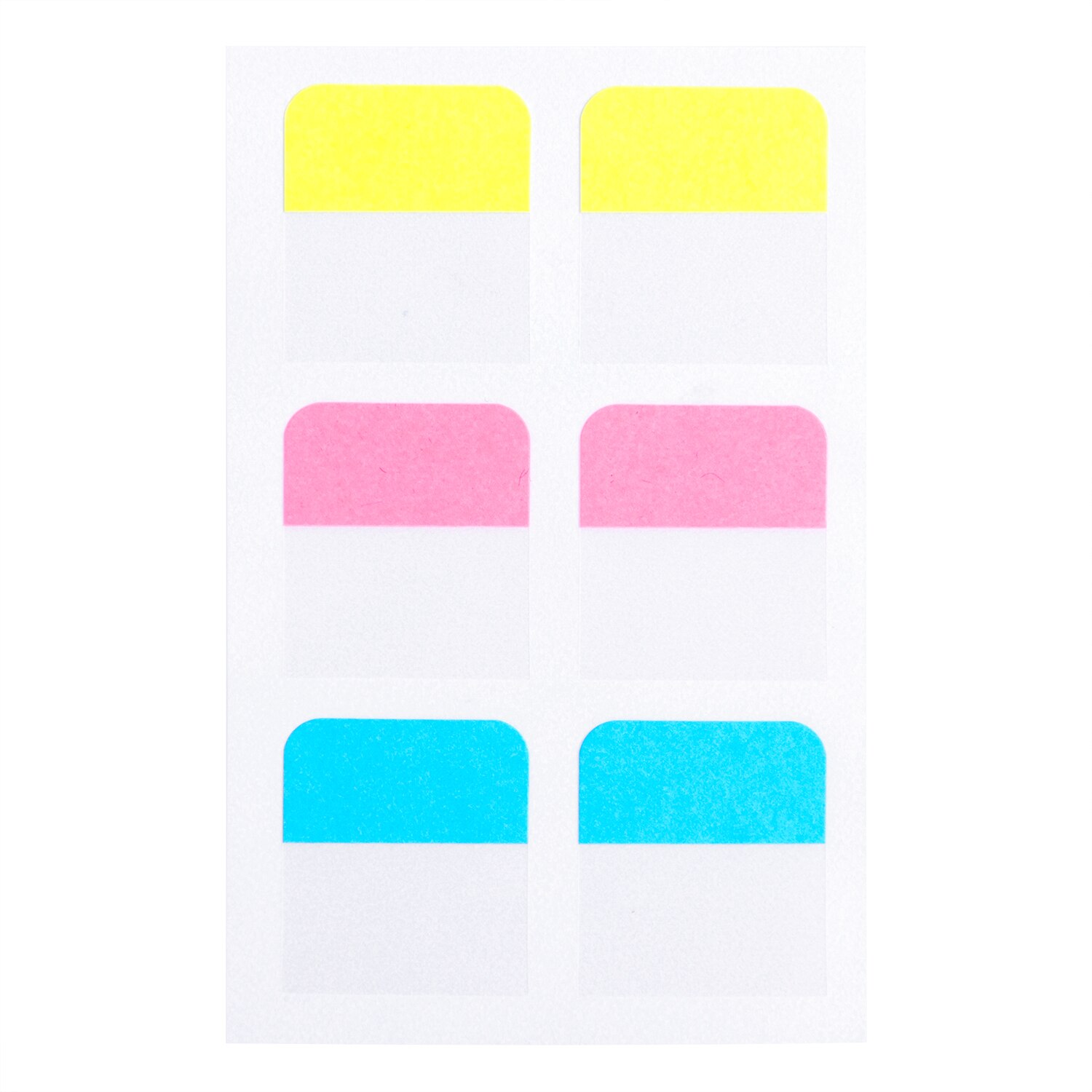 Deli Plastic Planner Stickers Index Tabs 3 Kleuren Bookmark Sticky