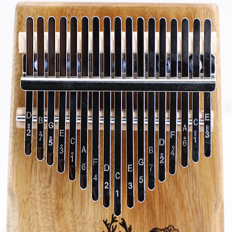 Kalimba 17 key thumb piano mbira Kalimba finger strumenti musicali per pollice portatile piano mogano calimba giocattolo per bambini