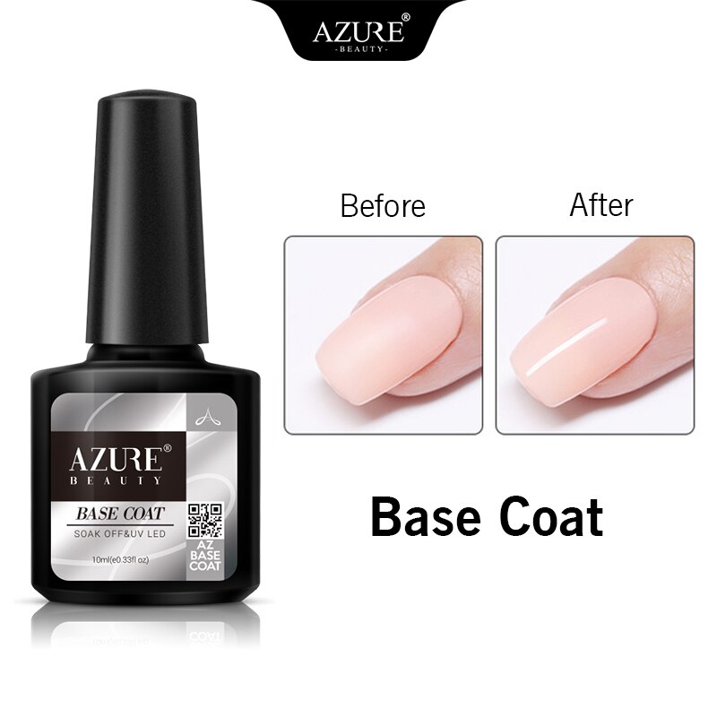 Azure Schoonheid Thermochrome Nagel Gel Lak Losweken Kleur Veranderende Thermische Led Gel Polish Semi Permanente Chameleon Gel: Base Coat