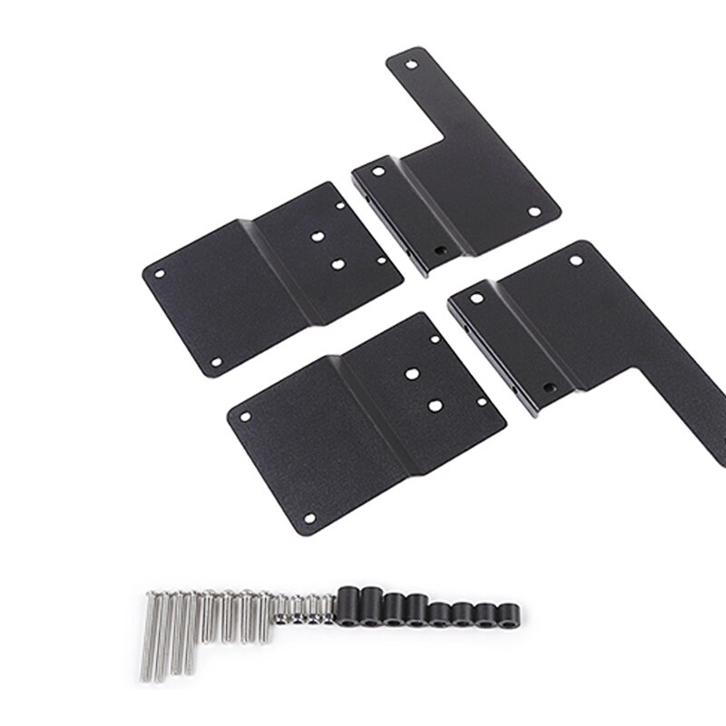 LED Light Bracket for Jeep Wrangler JL + Hood Headlight Bracket Lamp A-Pillar Light Stand