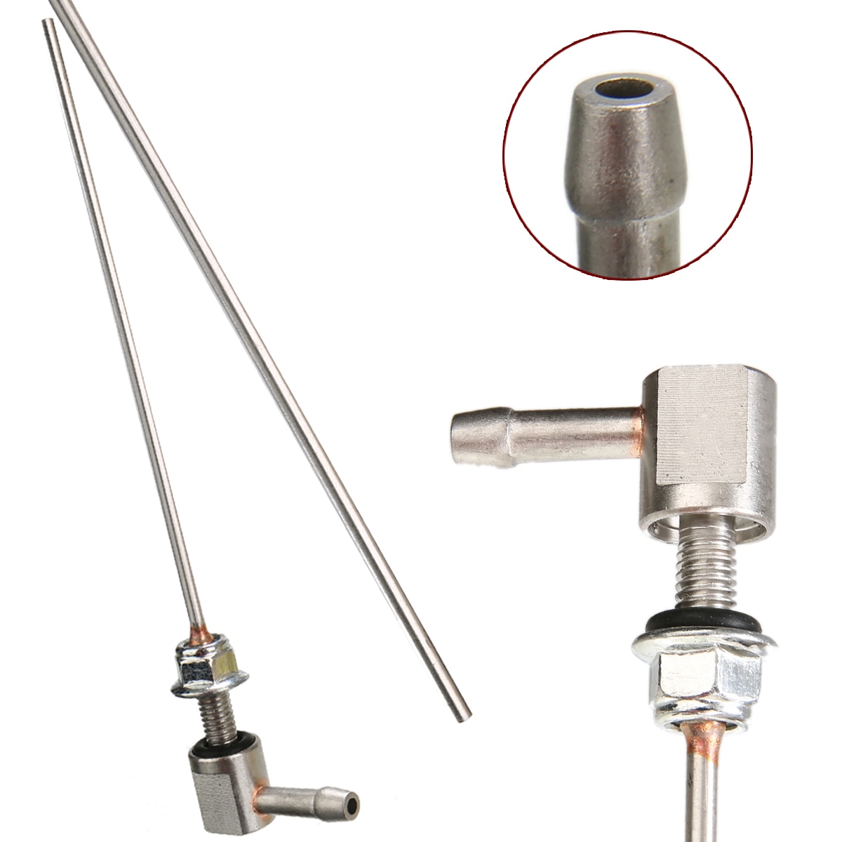 Calentador de tubo de soporte de combustible 490mm calentador de vehículo tanque de soporte de combustible recoger línea de tubo de perfil bajo para combustible de coche suministro de Sytrem