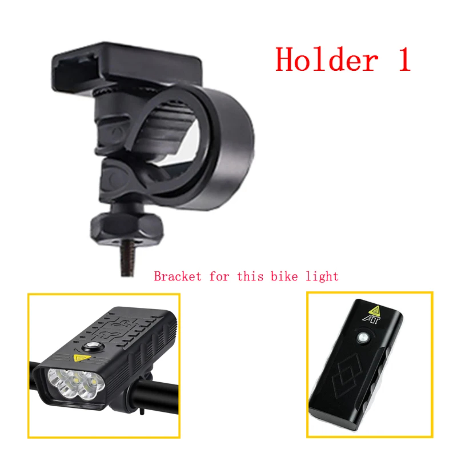 1PC Bike Light Bracket Mount Bike Lamp Support Bicycle Light Holder Bike Accessories Rotation Cycling Bike Flashlight Rack Xoss