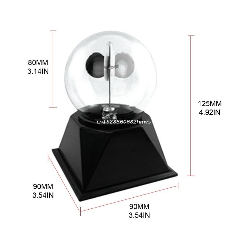 Handmade Clear Solar Power Crookes Radiometer Sun Light Energy Spinning Vanes Home Office Decoration