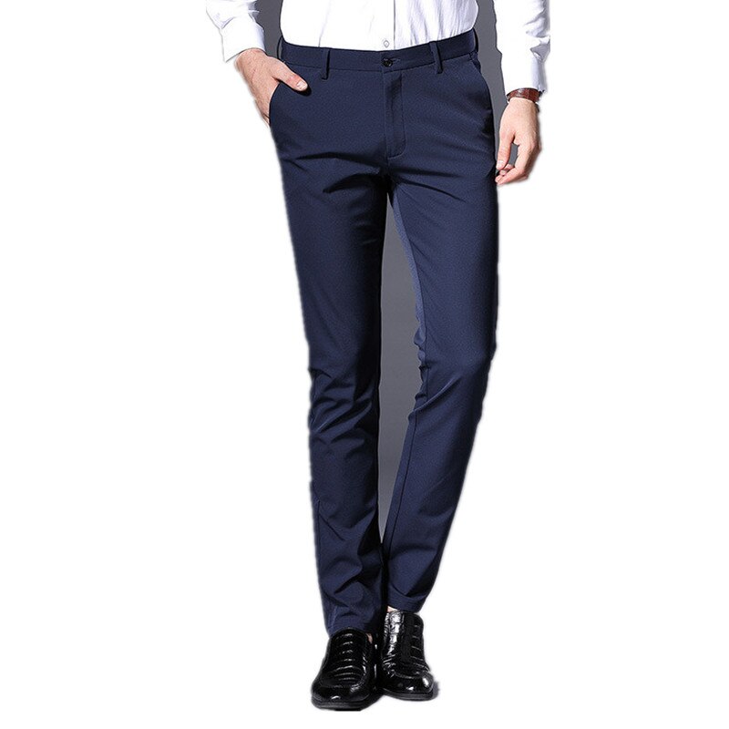 Pantalones de vestir para hombre, pantalón de negocios, estilo clásico, pantalones de boda,