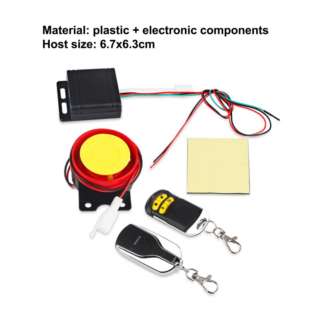 1 Set Anti-theft Device Intelligent Easy to Use Waterproof Motorcycle Anti-theft Security System for Scooter
