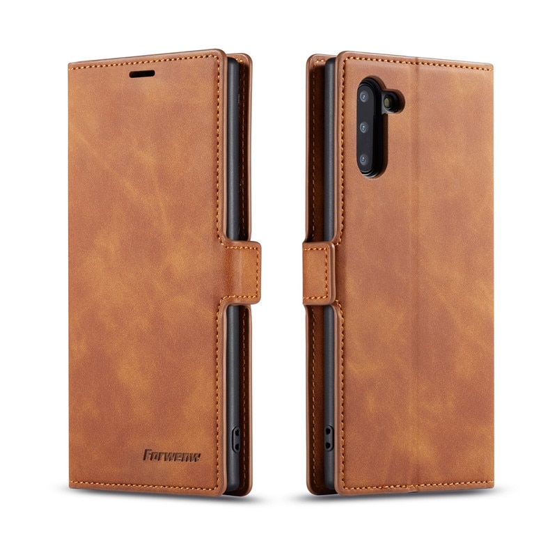 Luxe Leather Flip Case Voor Samsung Galaxy Note 10 Pro Samsung Note 10 Plus Note 10 + Case Wallet Card houder Telefoon Case Coque