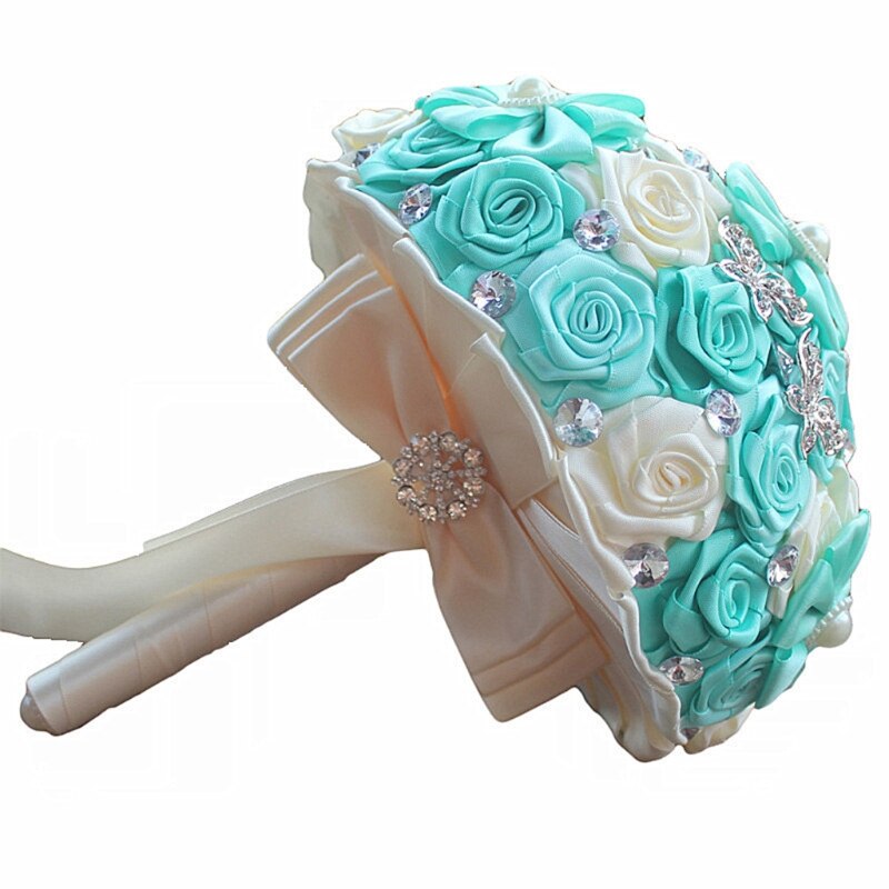 Smukke bryllup blomster brude buketter kunstige bryllup buket dekoration