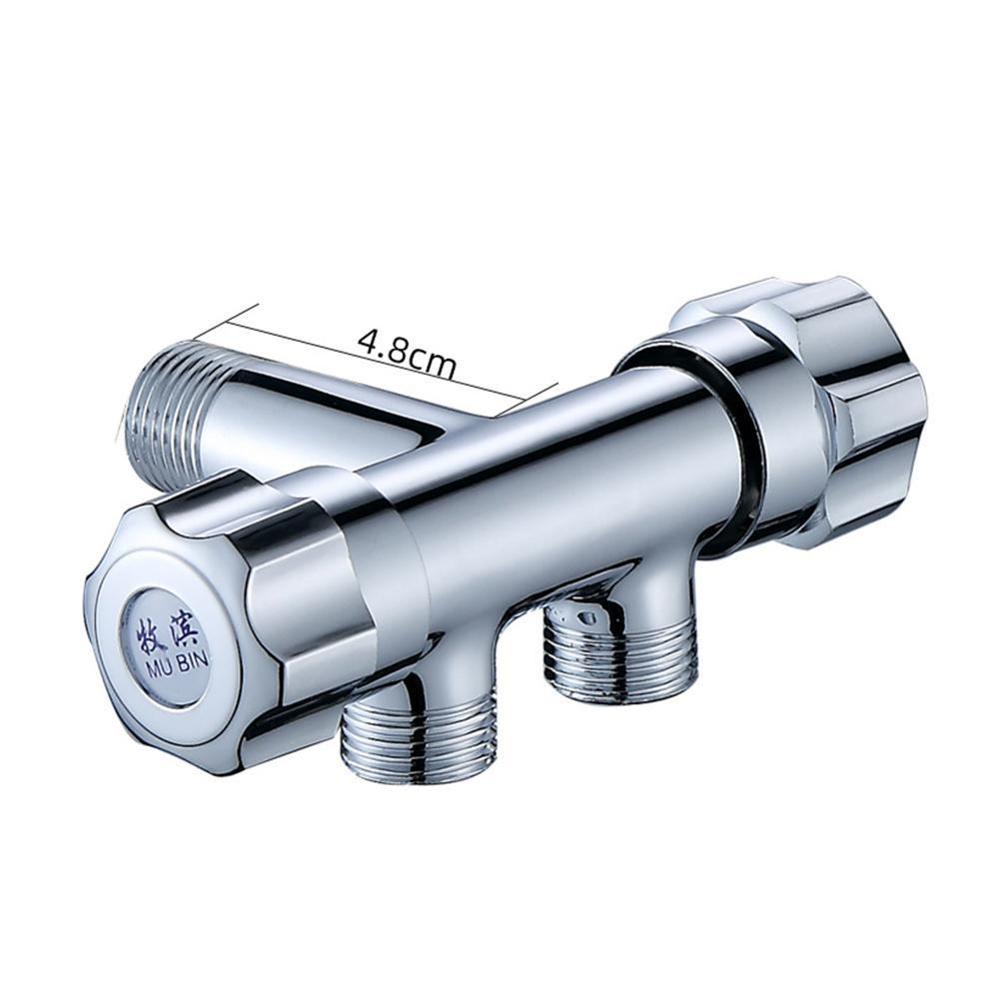 Brass Valve Bathroom Shower Faucet Water Splitter Shower Valve Valve Water Diverter Spray Converter Nozzle Mixer For Shower G5L7: A