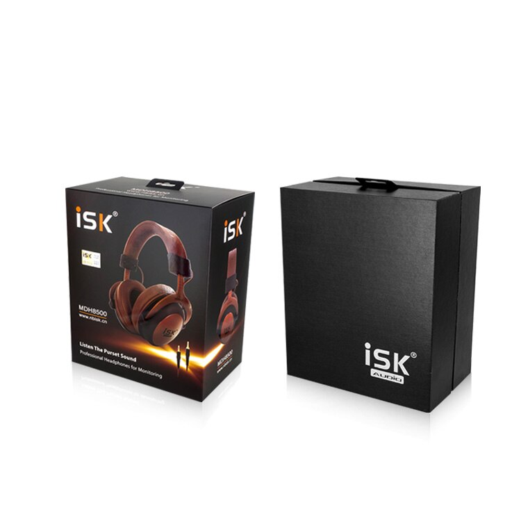 ISK MDH8500 Echtem HIFI Stereo dynamische kopfhörer Studio Monitor Kopfhörer DJ Headset