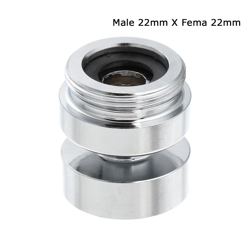 Faucet Fittings Stainless Steel Tap Aerator Connector 360 Degree Adjustable Faucet Adapter Swivel Aerator Adapter: WHITE