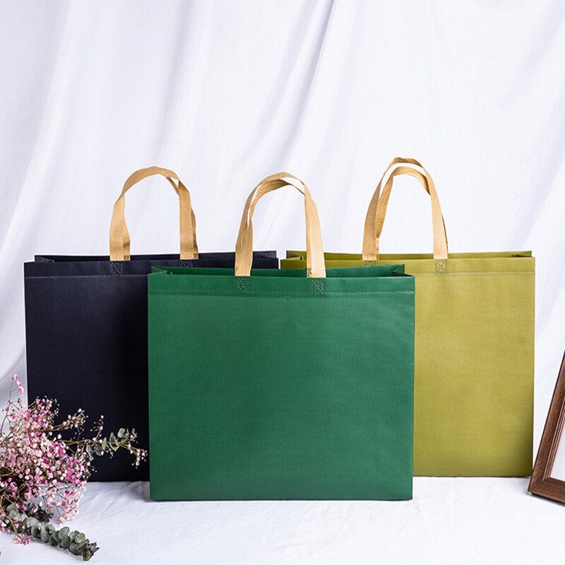 Women Foldable Large Shopping Bag Reusable Eco Bag Unisex Fabric Non-woven Shoulder Bags Tote grocery Fabric Bags Pouch