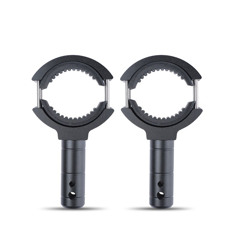Soporte de barra de extensión para motocicleta, accesorio de 36mm y 60mm para lámpara fija externa todoterreno, horquilla de extensión de iluminación, mango: 2 pieces