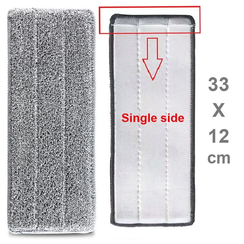 Sostituisci la testa del mocio Testa di ricambio in microfibra Panno per la pulizia del pavimento Cuscinetti Spremere piatto Strumenti per strizzare a mano libera per la casa, la cucina: arancia / 3pezzi