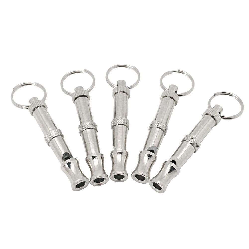 1 stks Hond Fluitje Dog Training Producten Rvs Honden Geluid Fluitjes Stop Blaffen Voor K9 Bulldog Duitse Herder