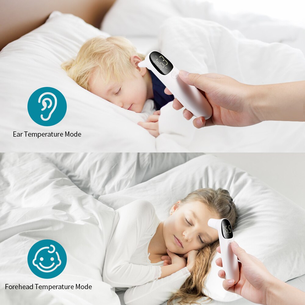 Non-Contact Forehead Thermometer Digital Handheld Infrared Thermometer Object Temperature Gauge High Precision ℃/℉ Switchable: B