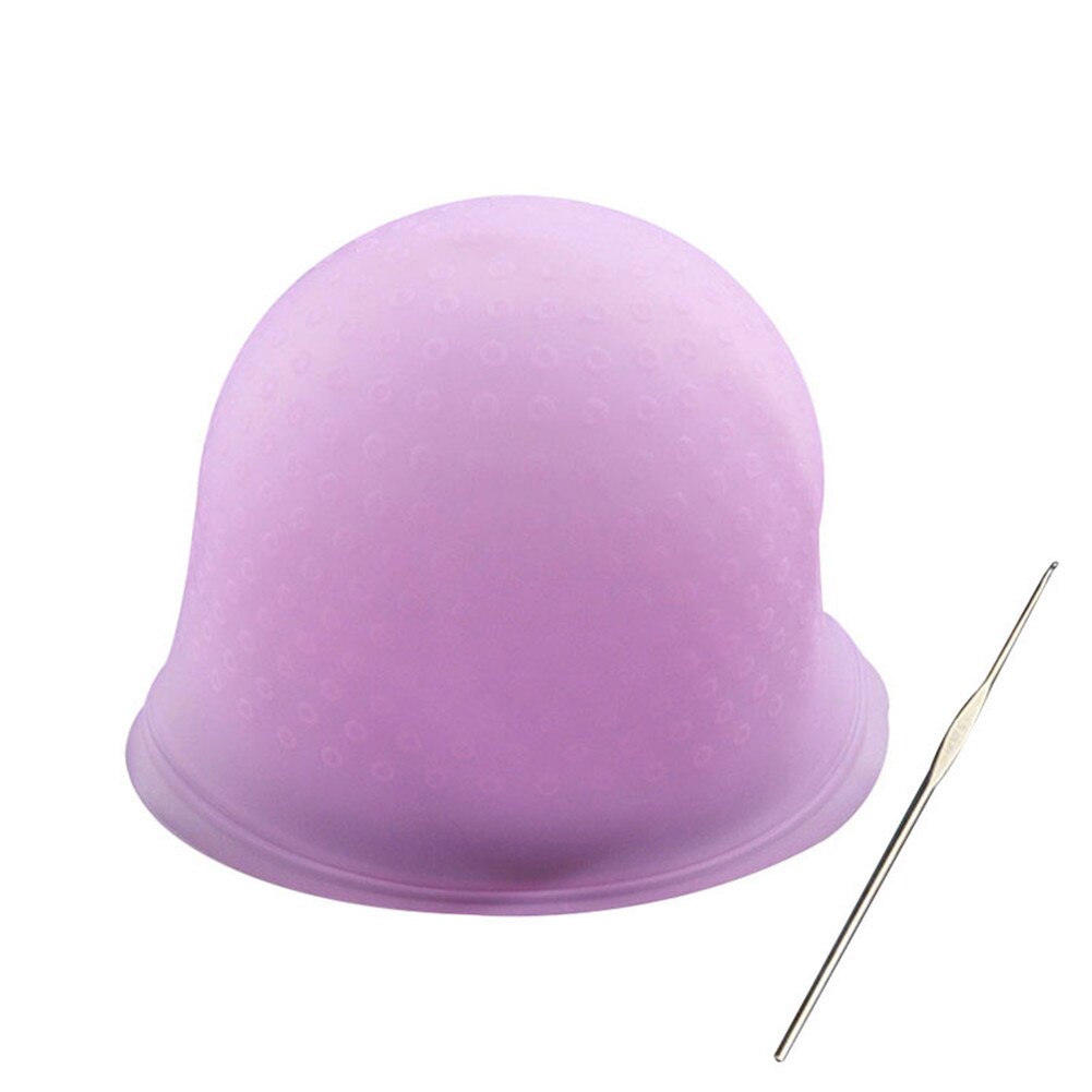 Gorro de silicona reutilizable para tinte, para el Color del cabello, destacando la peluquería con aguja M88