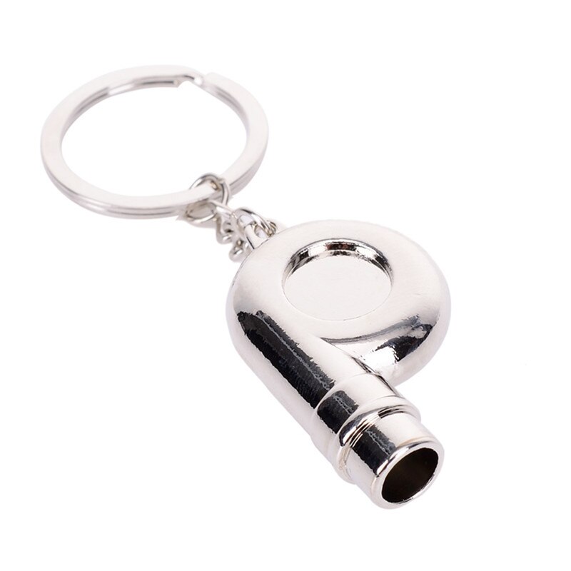 Turbo Keychain Car Whistle Sound Keychain Car Key Chain Keyring Car Sleeve Bearing Spinning Model Turbine Turbocharger