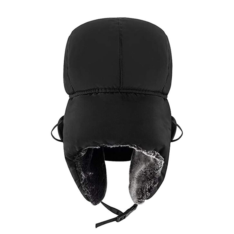 Xlamulu vinter dam bomber hattar herr päls varm förtjockad balaclava vinter hattar för kvinnor bomber hatt öronskydd