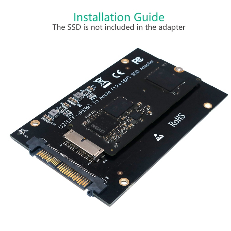 -Pcie Ssd SFF-8639(U.2) adapter Card Voor 13/14/15/16/17 Macbook Air Pro Retina