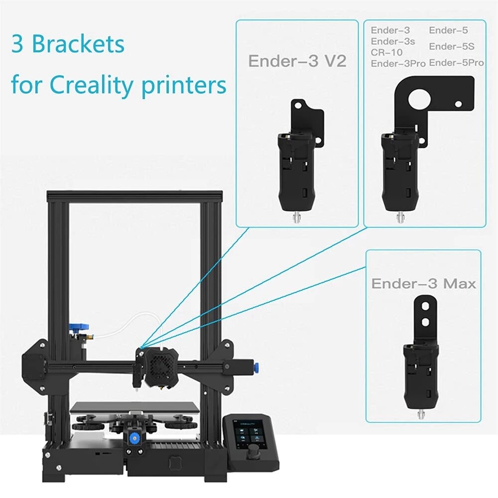 CREALITY-Accesorios de impresora 3D para Ender-3/CR-10/ Ender-5, autonivelante, CR BL, Sensor táctil, placa de soporte, nivelación automática