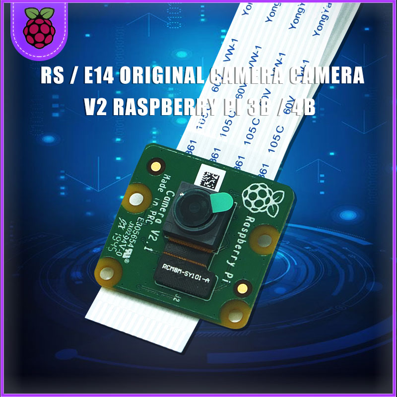 Official Raspberry Pi Camera V2 Module with Sony IMX219 Light-sensitive Chips 8MP Pixels 1080P Video Original RPI 3B/4B Camera