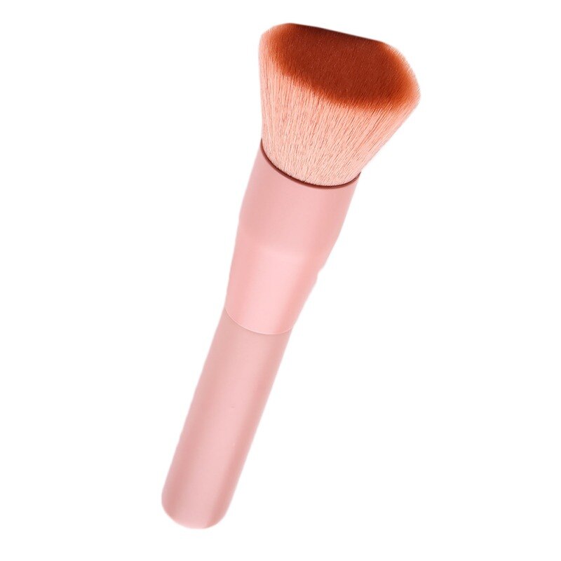 1pc store bronzer børste fiber hår ansigtskontur blush foundation pudder makeup børste kosmetisk værktøj: 02