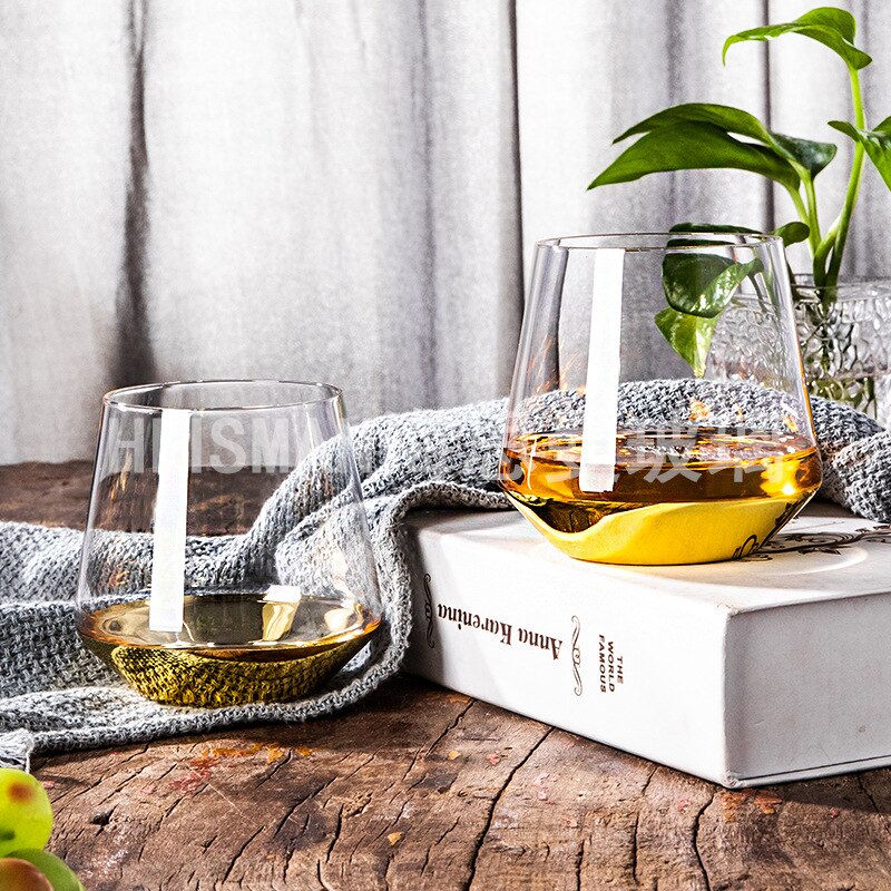 Europeisk galvanisering vinglass gullstang rødvinsglass krystall champagneglass whiskyglassbeger