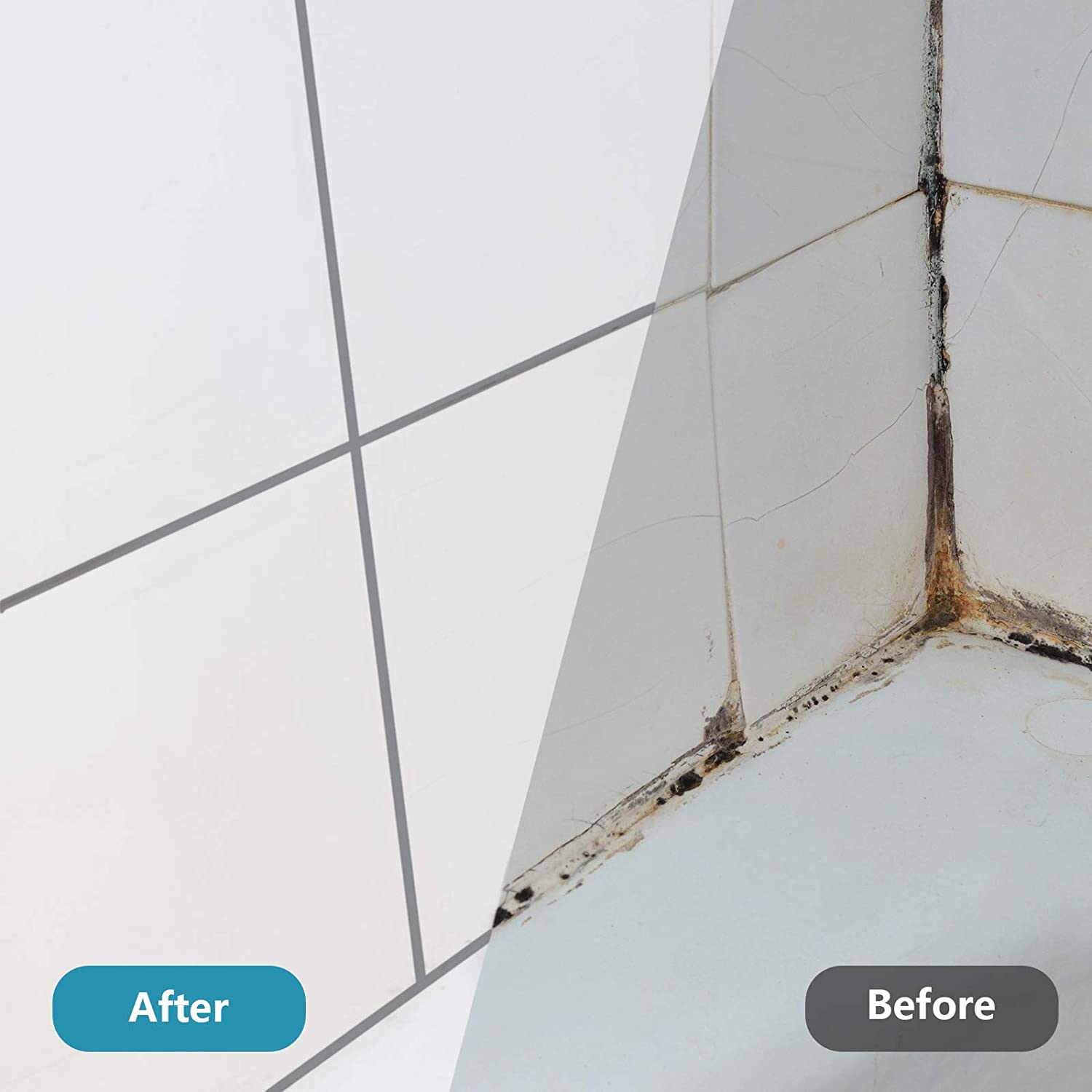 Grout Wall Pen Tile Paint Markers Grout Repair Pen Sealer Pen for Bathrooms Kitchen Porch Patio Repair Refresh