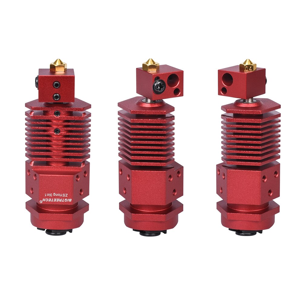 Bigtreetech 3 in 1 uit hotend bowden extruder 3d printeronderdelen drie kleuren schakelende multi-color 12/24v j-head filament nozzle