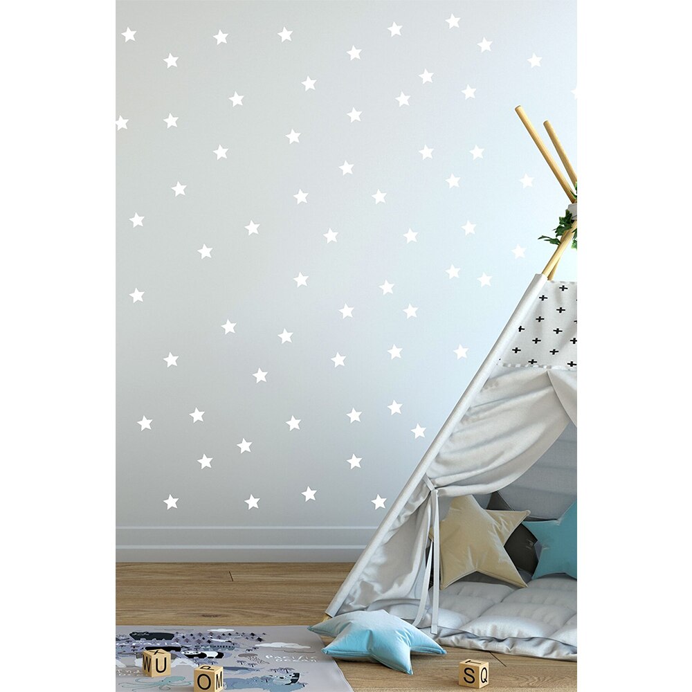 Home Decor Wall Stickers Decorative Height Measuring Wallpaper For Kids Room Stature Baby Child Growth Chart Rabbit Meter Rulers: STAR 150 Pcs