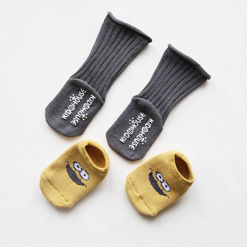 2 Pairs Knie Hohe Baby Socken Neugeborenen Baumwolle Warme Sockings Verdicken Winter Mädchen Baumwolle Cartoon Infant Baby Jungen Socken Anti slip