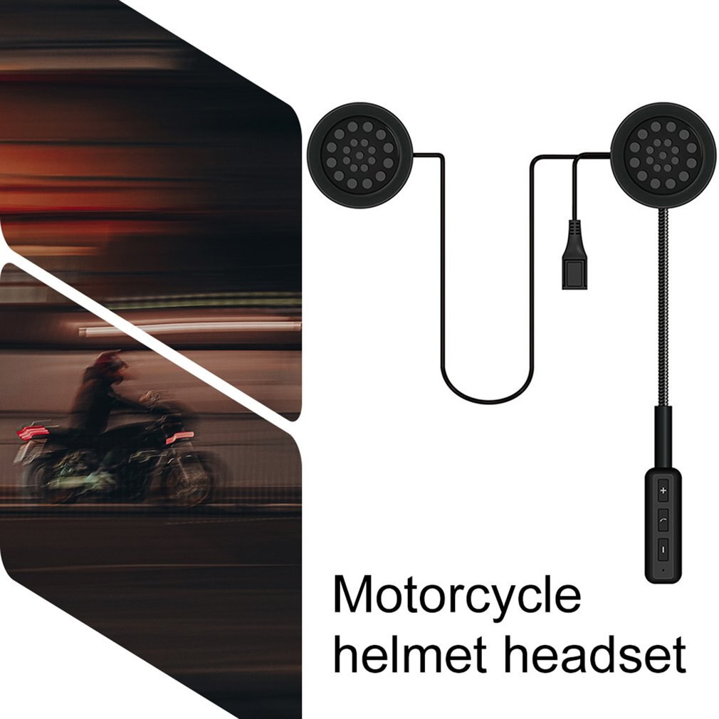 Wireless Motor Headset Motorcycle Helmet Earphones Headphones Handsfree
