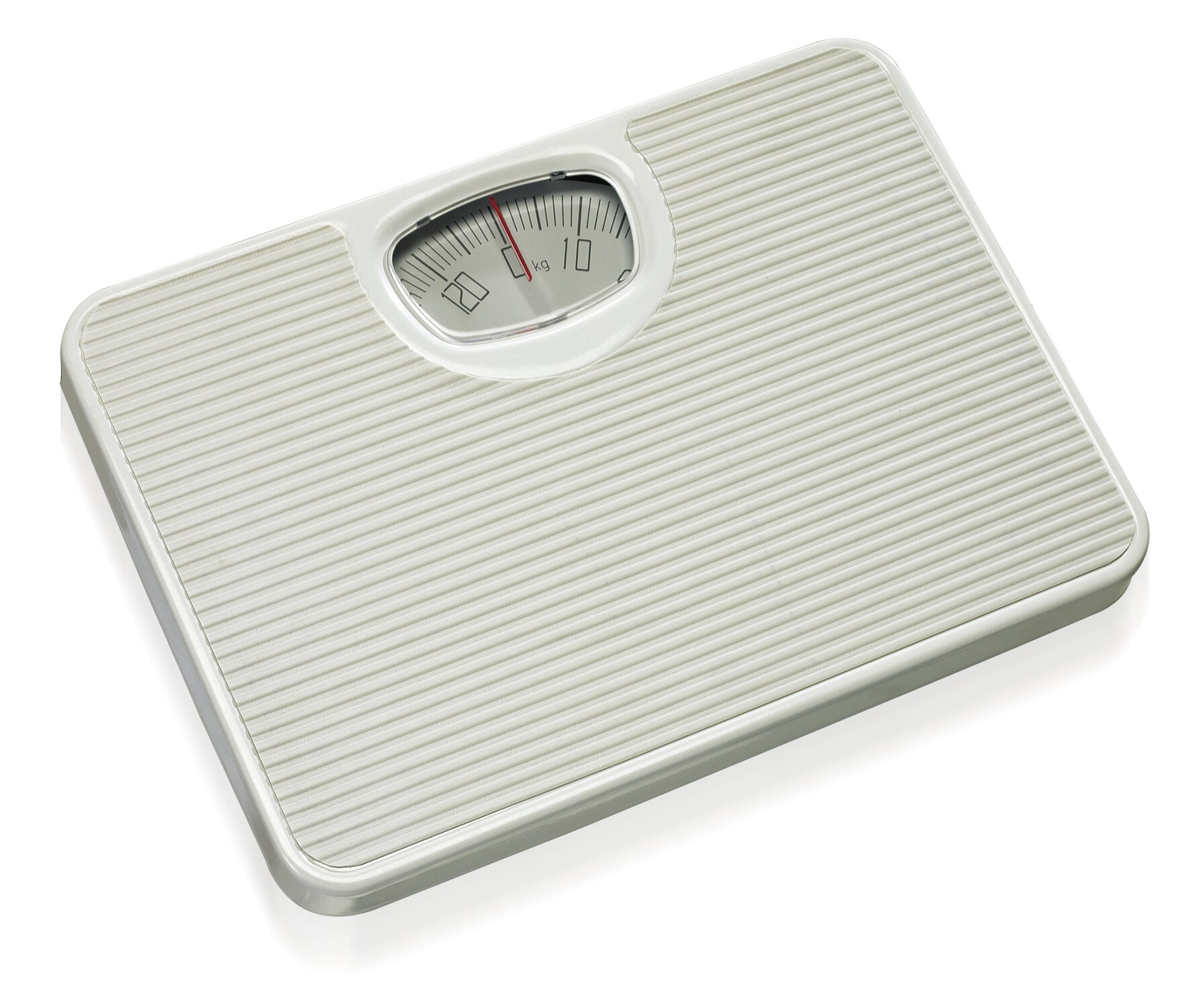 BÁSCULA BAÑO ANALÓGICA - 130KG - BEIGE
