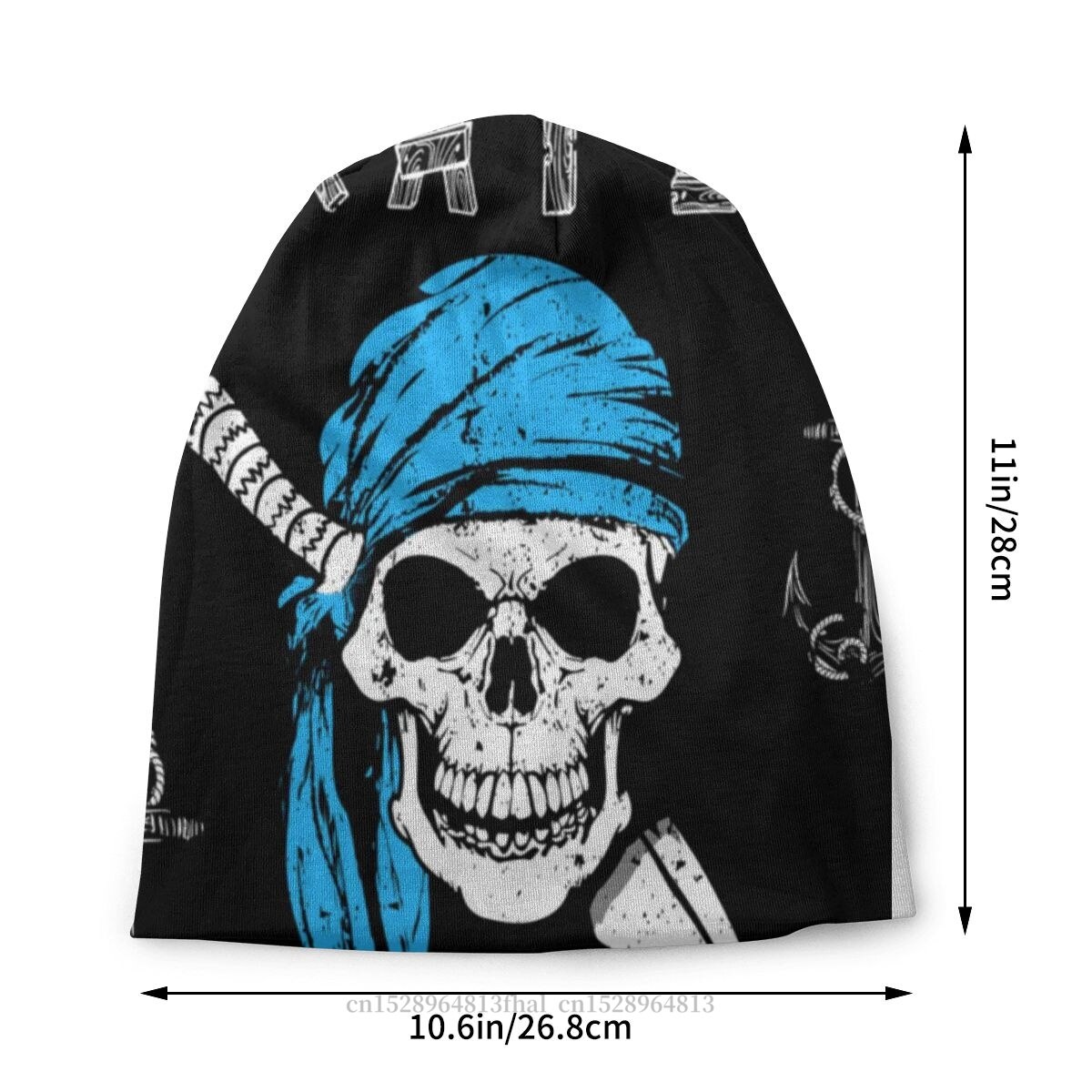 Skullies – bonnets tête de mort de pirate, chapeau fin, graphique, automne, printemps, Bonnet pour homme et femme, casquette de Ski Hip Hop
