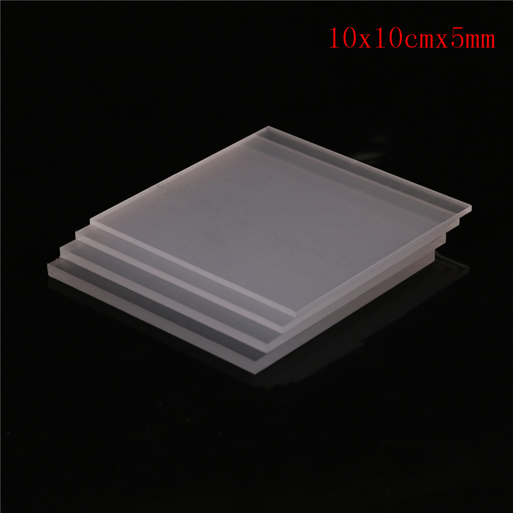 1 stk 2-5mm transparente plater perspex panel tykkelse plast klar akryl perspex ark kuttet: A4