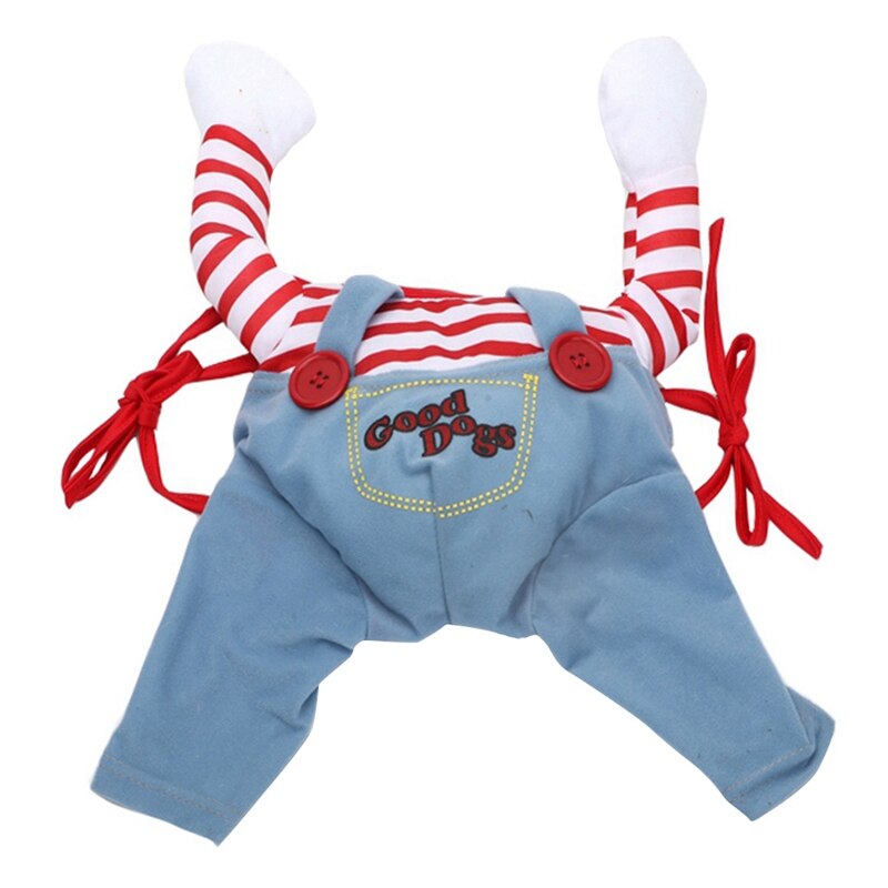 Halloween Dog Cosplay Costume Sets Dog Funny Costumes Pet Clothes Adjustable Novelty Clothing For Medium Large Dogs Bulldog Pug