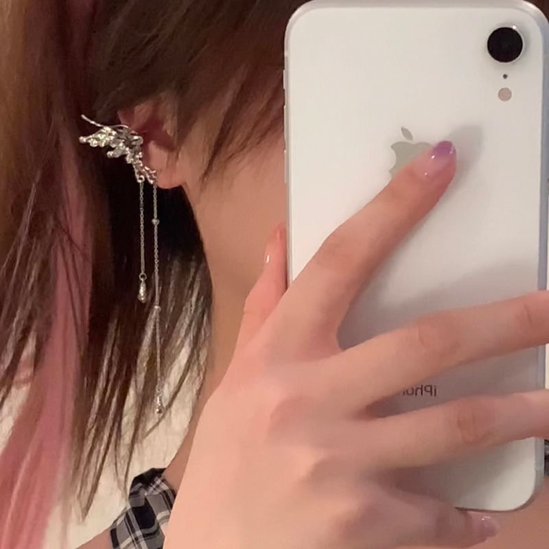 Clips d'oreille en forme de C pour femmes et filles, unisexe, minimaliste, Cartilage, ensembles de boucles d'oreilles, manchette d'oreille, faux piercing, Clip sur boucle d'oreille: Argent Antique